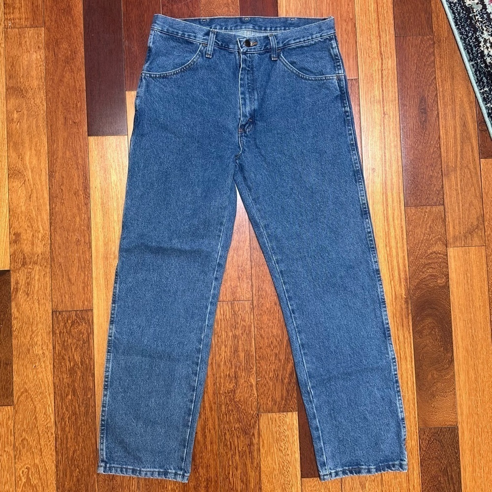 Rustler | Classic straight leg blue jeans size 34x30